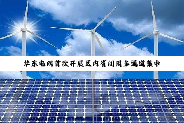 华东电网首次开展区内省间周多通道集中竞价交易