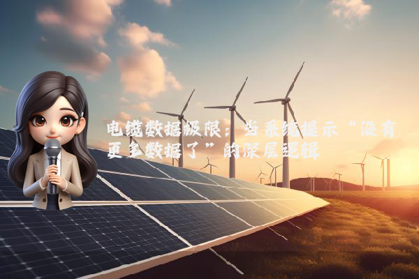 电缆数据极限：当系统提示“没有更多数据了”的深层逻辑