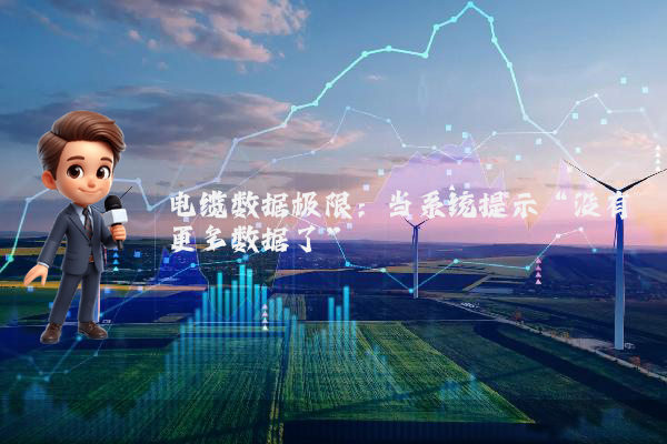 电缆数据极限：当系统提示“没有更多数据了”