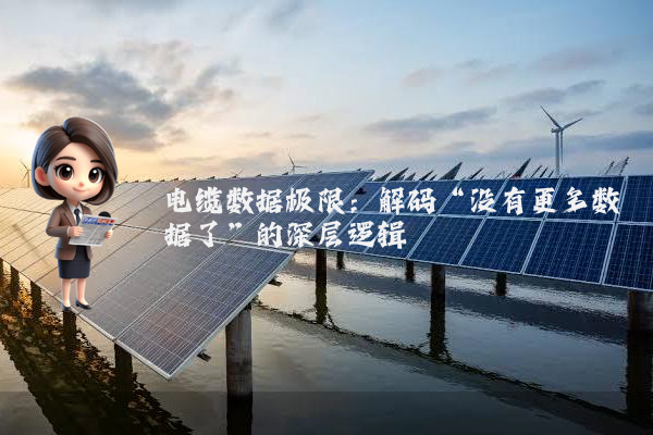 电缆数据极限：解码“没有更多数据了”的深层逻辑
