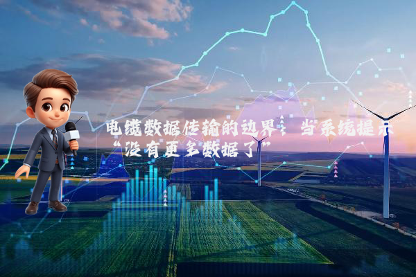 电缆数据传输的边界：当系统提示“没有更多数据了”